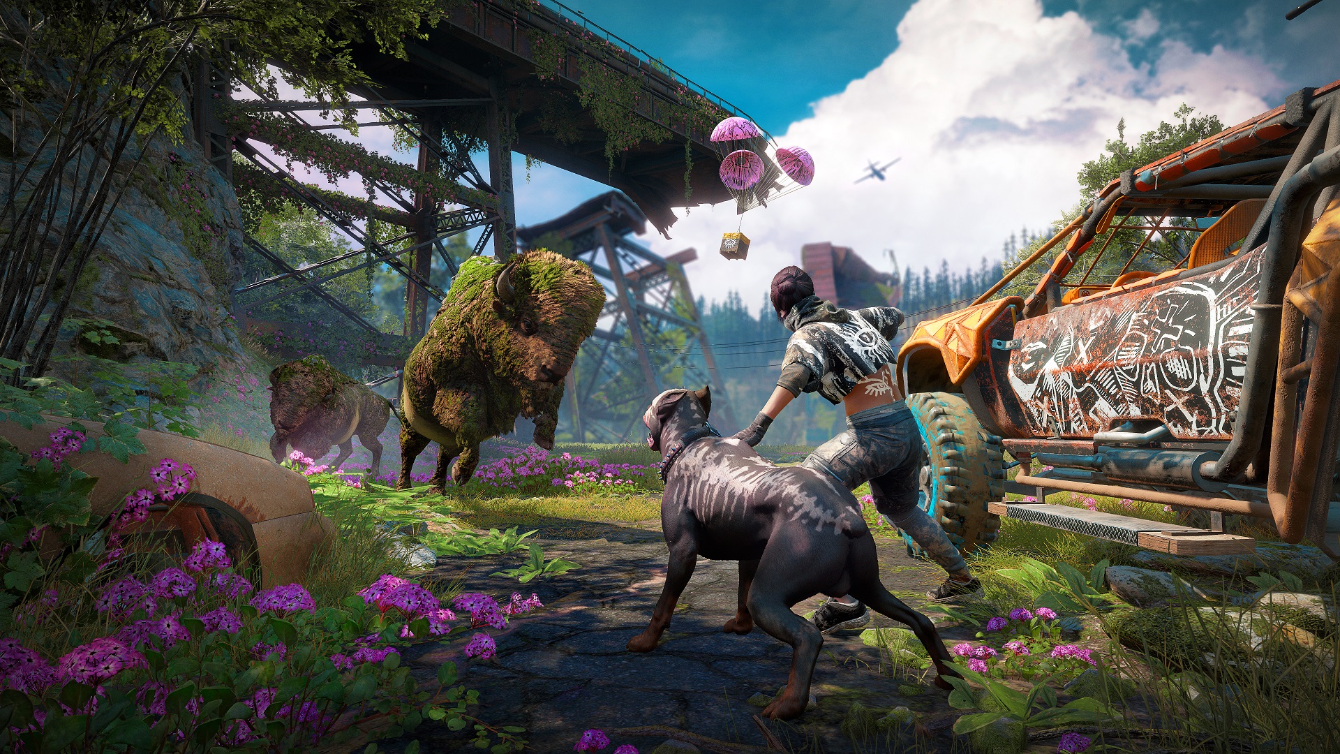 Far Cry New Dawn Bison Attack Gaming Cypher