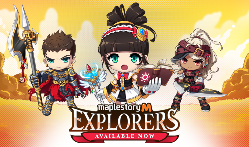 MapleStory M Introduces 3 New Explorer Classes