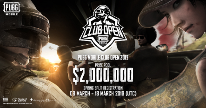 PUBG MOBILE CLUB OPEN 2019 Starts this March with $2,000,000 USD Prize Pool