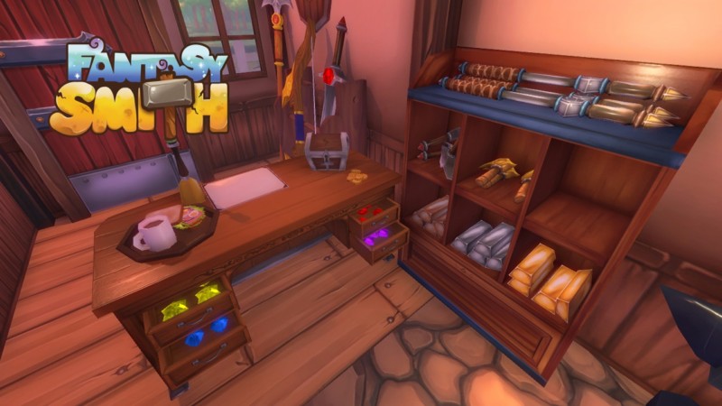 FANTASY SMITH VR Lets You Make Magical Weapons for Cute Adventurers Now on Steam