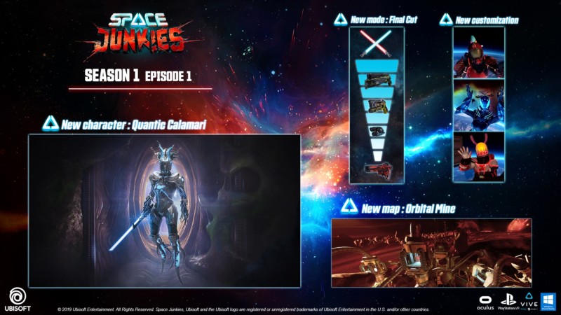 SPACE JUNKIES Free Update Now Out, Features New Mode, Map, and Characters