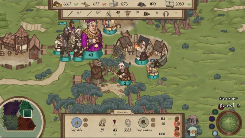RISING LORDS Medieval Turn-Based Strategy Game Announced for Steam