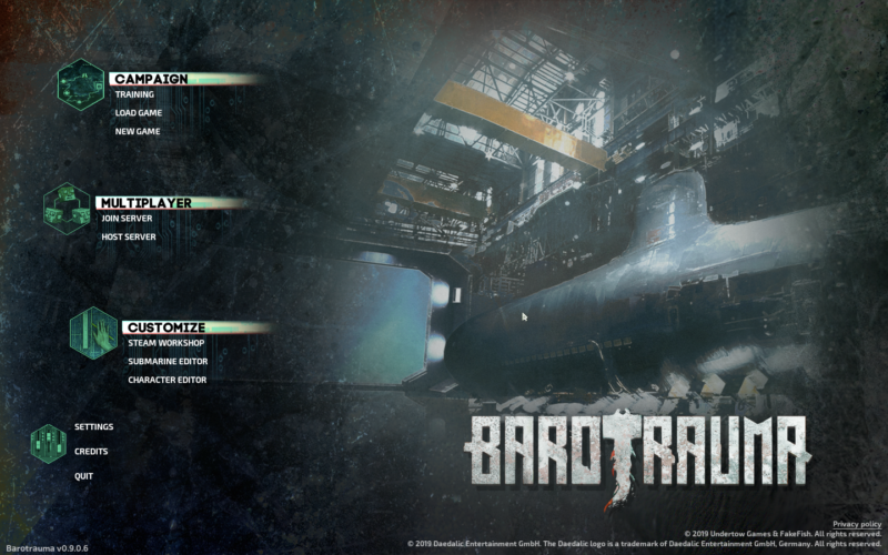 BAROTRAUMA Impressions for Steam