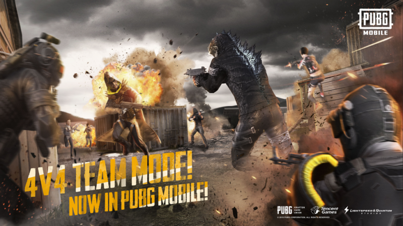 PUBG Mobile 4V4 Team Deathmatch Mode Now Live