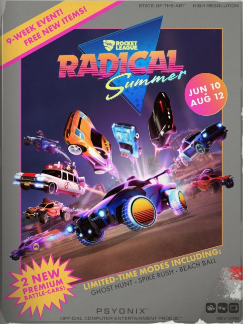 Radical Summer Announced for ROCKET LEAGUE by PSYONIX