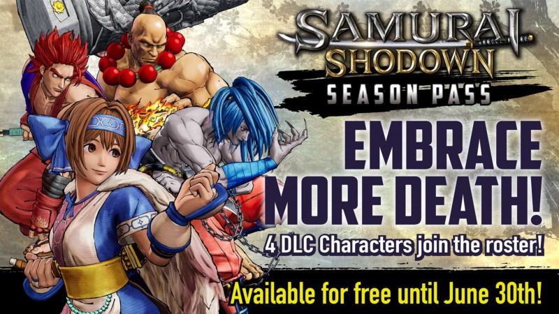 SAMURAI SHODOWN Now Out for PlayStation 4 and Xbox One