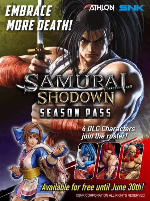 SAMURAI SHODOWN Now Out for PlayStation 4 and Xbox One