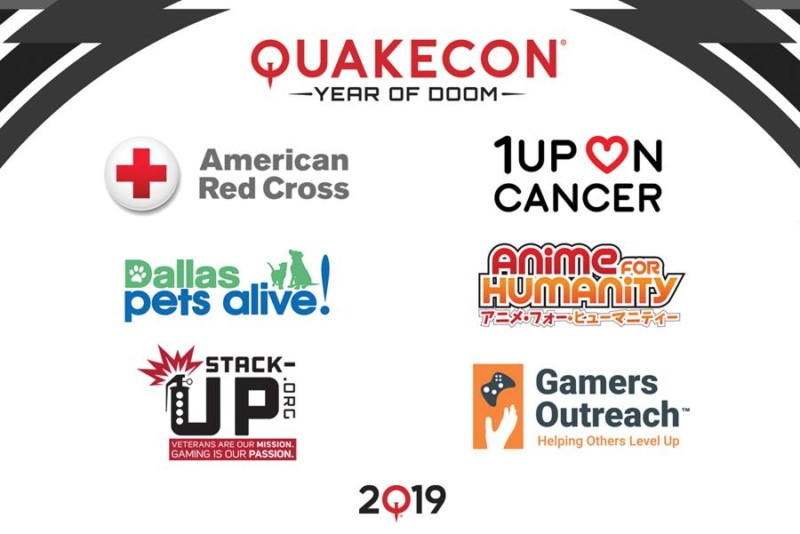 QUAKECON Welcomes Six Charities to Provide Gamers with Unique Ways to Give Back