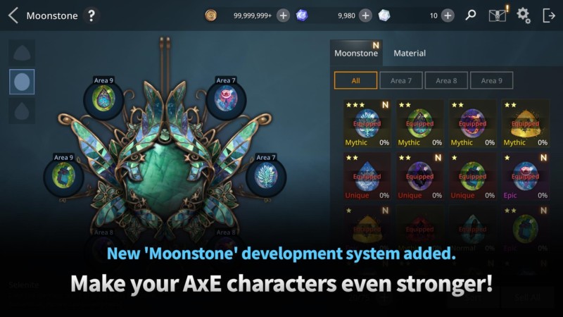 AxE: ALLIANCE VS EMPIRE New Update Features Moonstone System