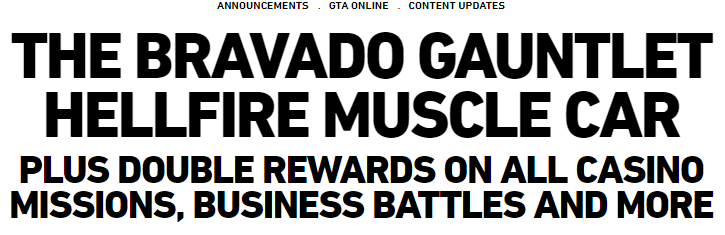 GTA Online News (Sept. 5, 2019)