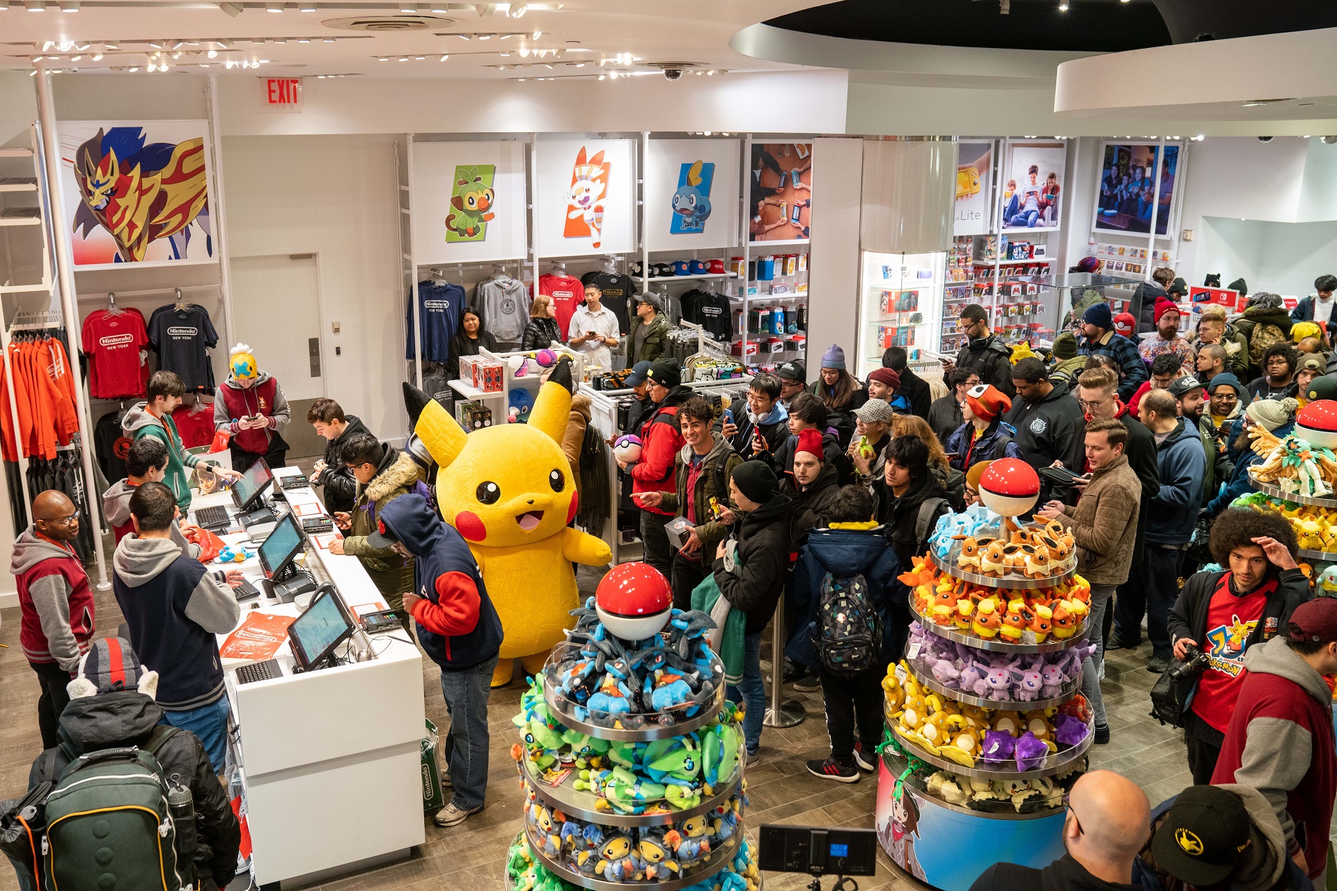 Photos Released of Pokémon Sword and Pokémon Shield Launch Event at Nintendo NY