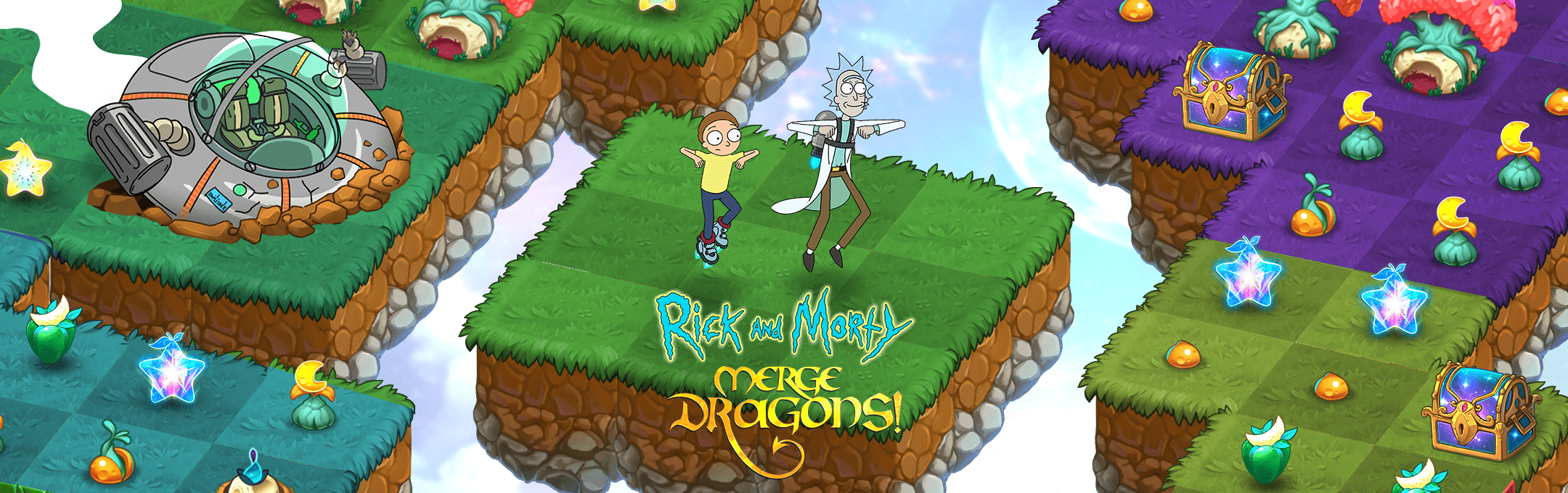 Rick and Morty Get Schwifty in Zynga’s Hit Game, MERGE DRAGONS!
