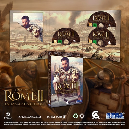 SEGA Europe to Roll Out Fully Recyclable Packaging Across PC Portfolio Starting with Total War: ROME II – Enemy at the Gates Edition