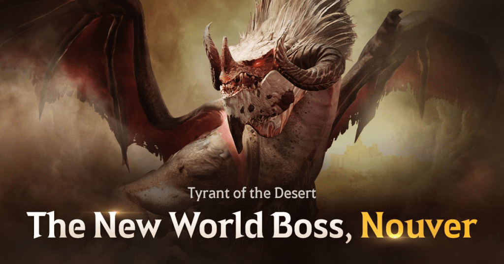 BLACK DESERT Mobile Welcomes New Menacing World Boss NOUVER