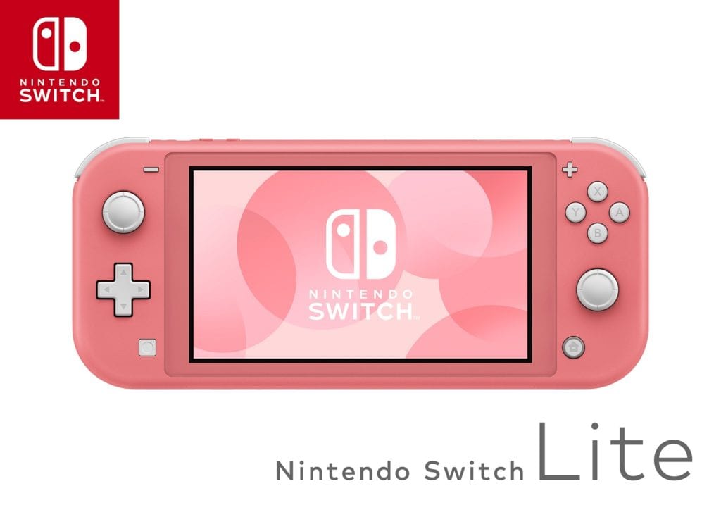 Vibrant New Coral Nintendo Switch Lite System Launches April 3