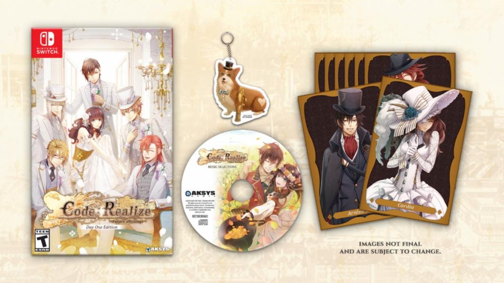 Code: Realize ~Future Blessings~ Day 1 Edition Now Available for Pre-order on Nintendo Switch