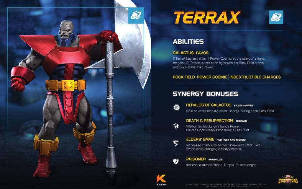 MARVEL Contest of Champions Welcomes the Ruthless Conqueror TERRAX