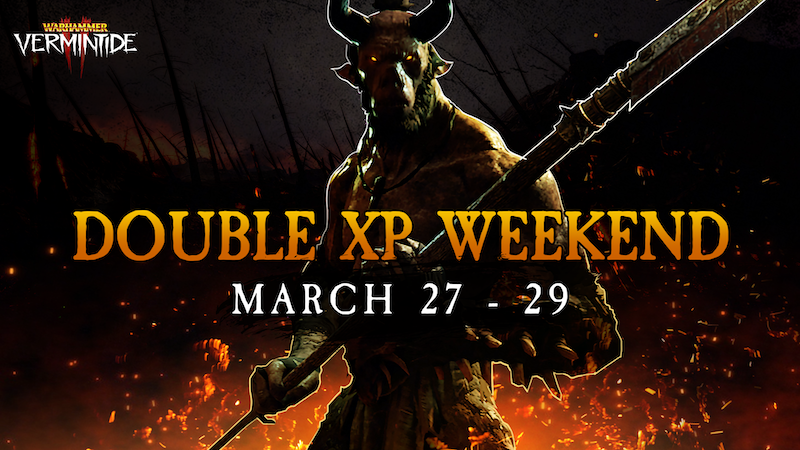 WARHAMMER: VERMINTIDE 2 Double XP Weekend has Begun