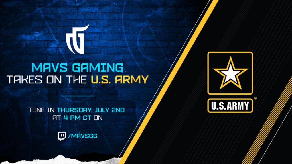 MAVS GAMING Takes on U.S. Army to Promote Nationwide Hiring Campaign