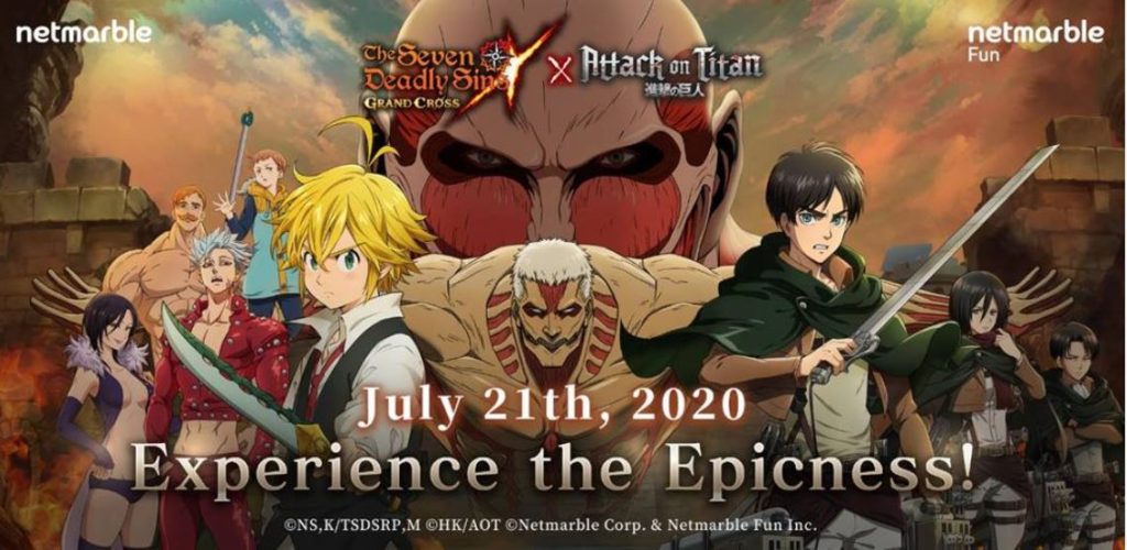 THE SEVEN DEADLY SINS: GRAND CROSS x Attack on Titan Collab Now Live