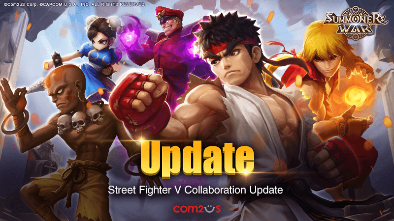 Summoners War and 「Street Fighter V: Champion Edition」Collaboration Update Available Today