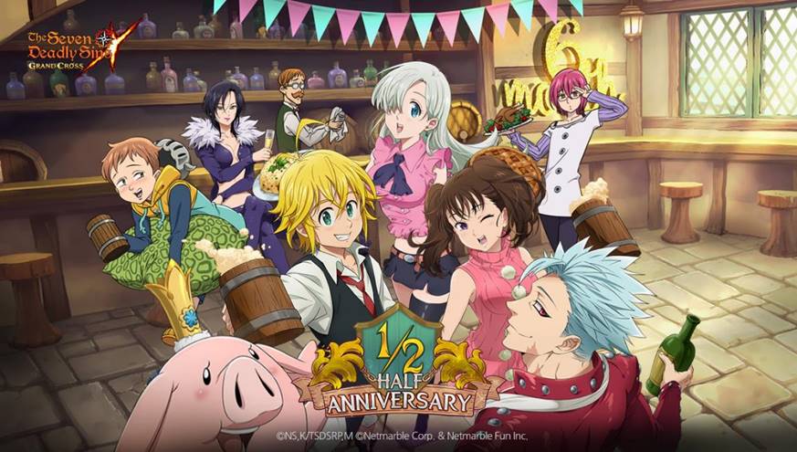 THE SEVEN DEADLY SINS: GRAND CROSS Welcomes Lostvayne Meliodas + New Features for Half-Anniversary Celebration