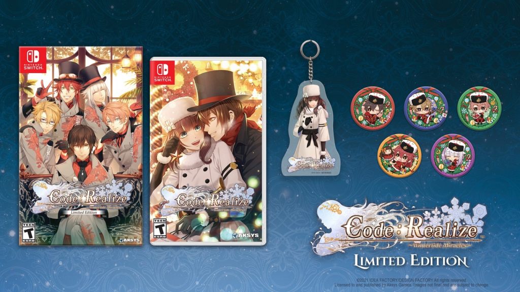 Code: Realize ~Wintertide Miracles~ Heading to Nintendo Switch Feb. 25