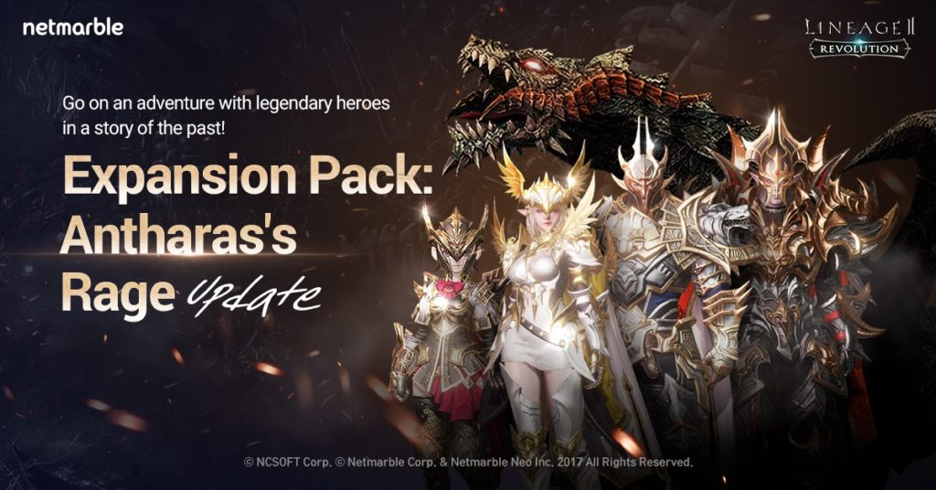 LINEAGE 2: Revolution Releases First Expansion Pack ANTHARA'S RAGE