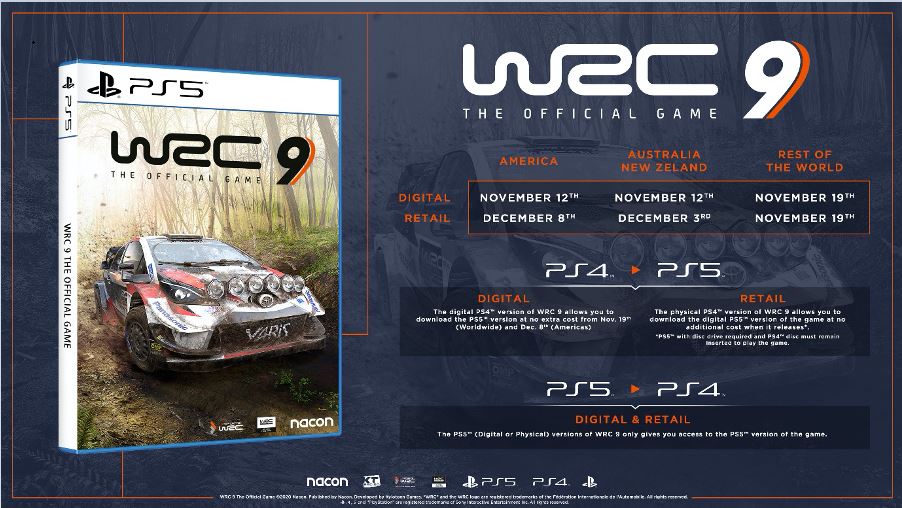 WRC 9 to be Available on PS5 at Launch, Gameplay Trailer