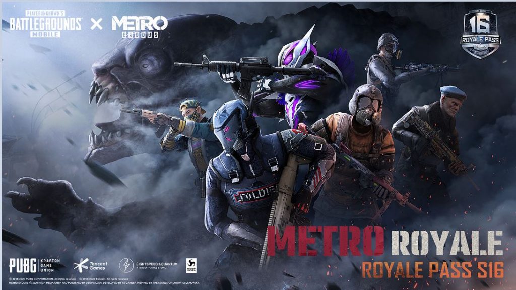 PUBG MOBILE Collabs with METRO EXODUS for First Ever Co-Branded Royale Pass Season 16