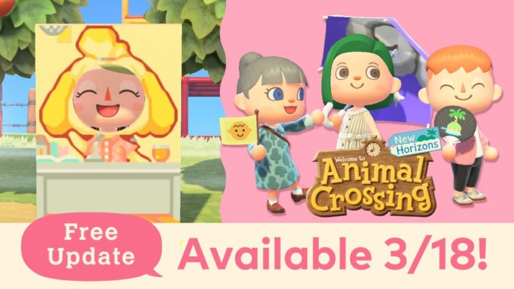 Free Update for Animal Crossing: New Horizons Delivers New Content on March 18