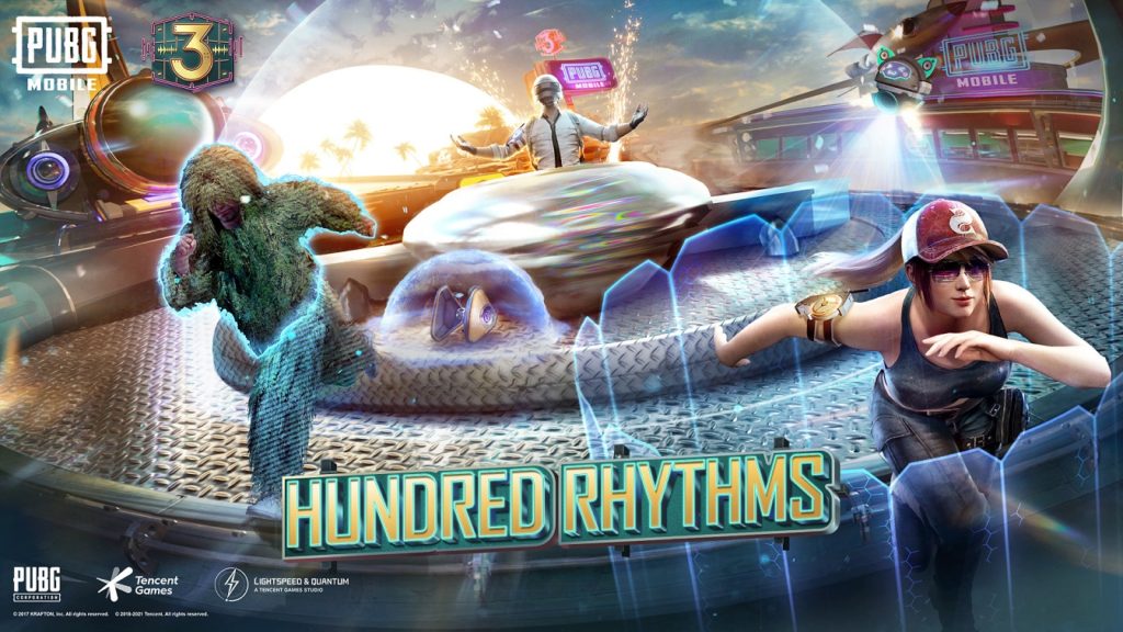 Hundred Rhythms Drop into Version 1.3 Update for PUBG MOBILE 3rd Anniversary Celebration