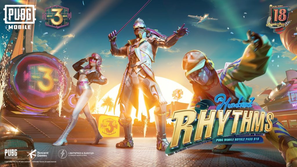 PUBG MOBILE Royale Pass Season 18 Begins with Musical HUNDRED RHYTHMS Theme