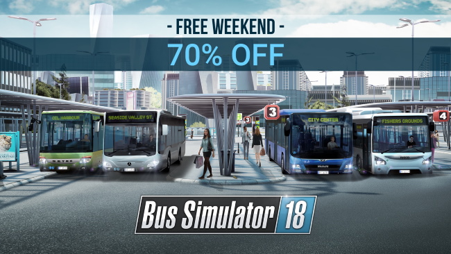 Bus Simulator 18 Announces Free Weekend & Daily Deal on Steam