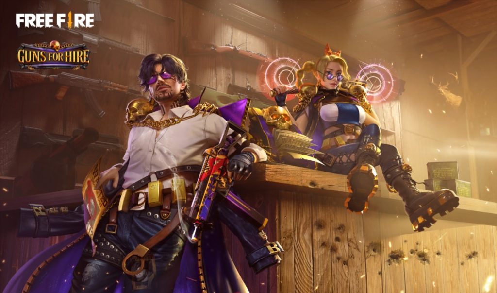 FREE FIRE Rewards Survivors with Cowboy-themed Rewards with Guns for Hire Elite Pass