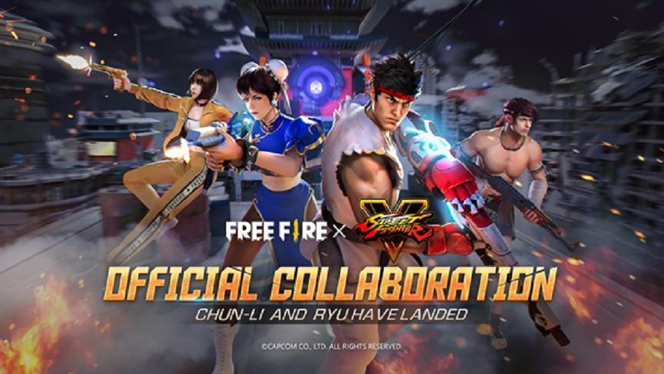 FREE FIRE x Street Fighter V Global Collaboration Begins Today