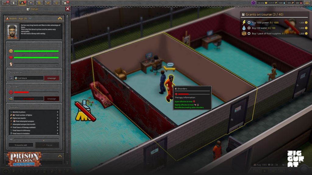 Prison Tycoon: Under New Management Out on Steam Early Access