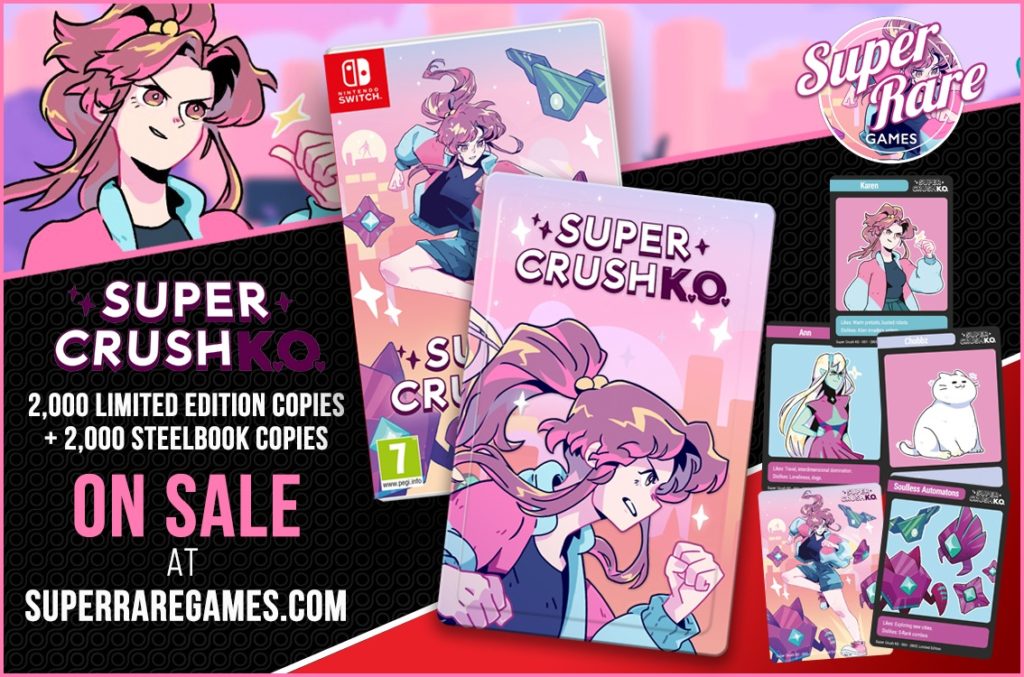 Super Crush KO Fast-paced Vibrant Brawler Gets Physical Nintendo Switch Release July 22