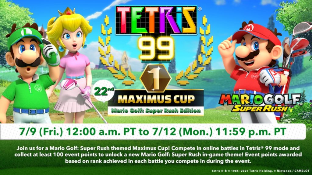 Tee up for Tetris 99 with Mario Golf: Super Rush!