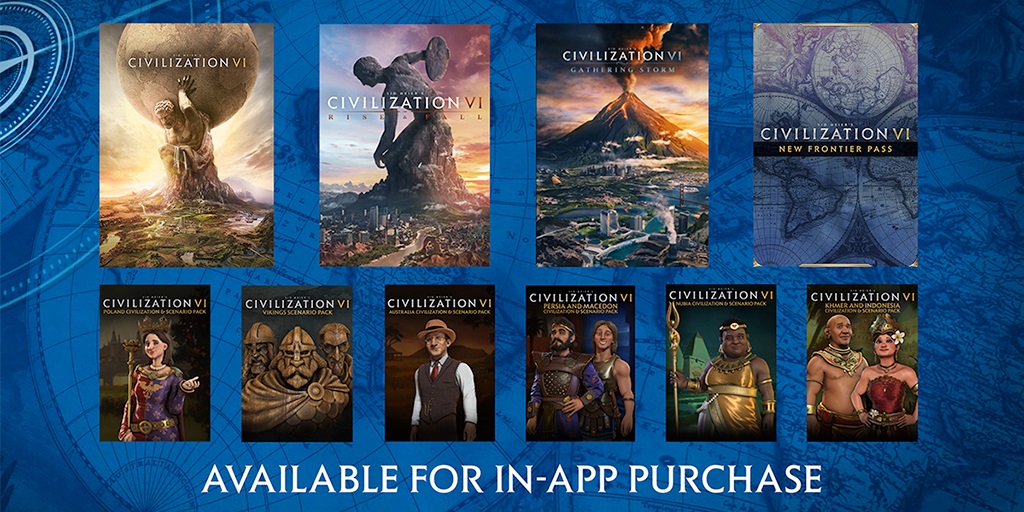 Sid Meier’s Civilization VI - New Frontier Pass Heading to iOS Aug. 24