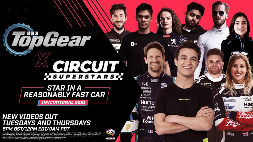 Square Enix Collective Announce CIRCUIT SUPERSTARS Partnership with BBC TOP GEAR