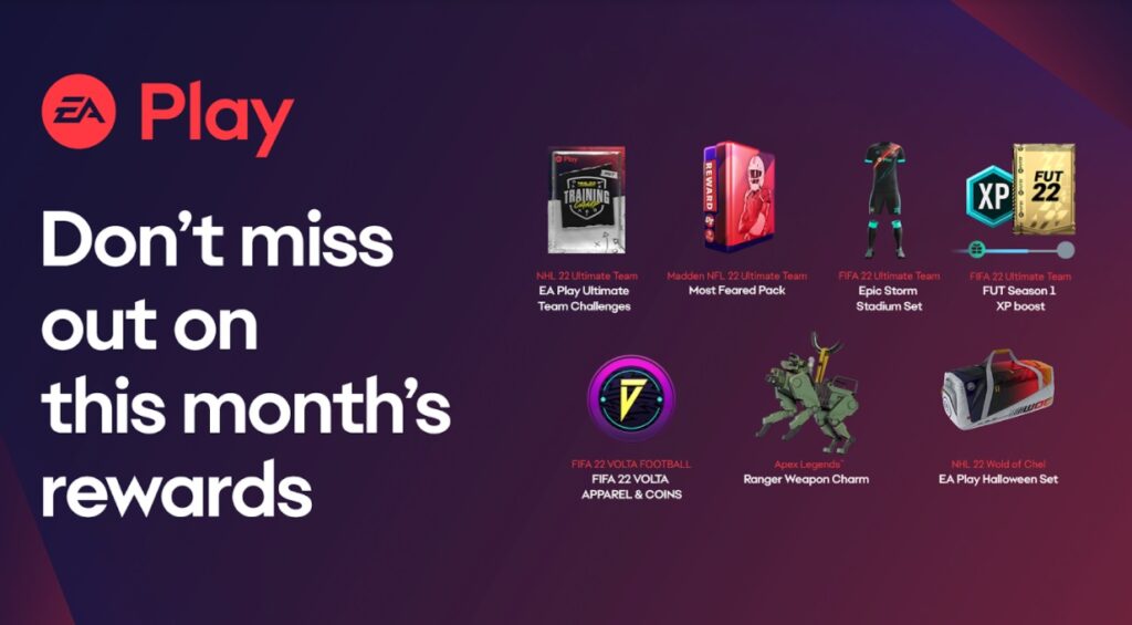 EA Play Pro and EA Play Members Can Enjoy Apex Legends, FIFA 22 & More Rewards this Month