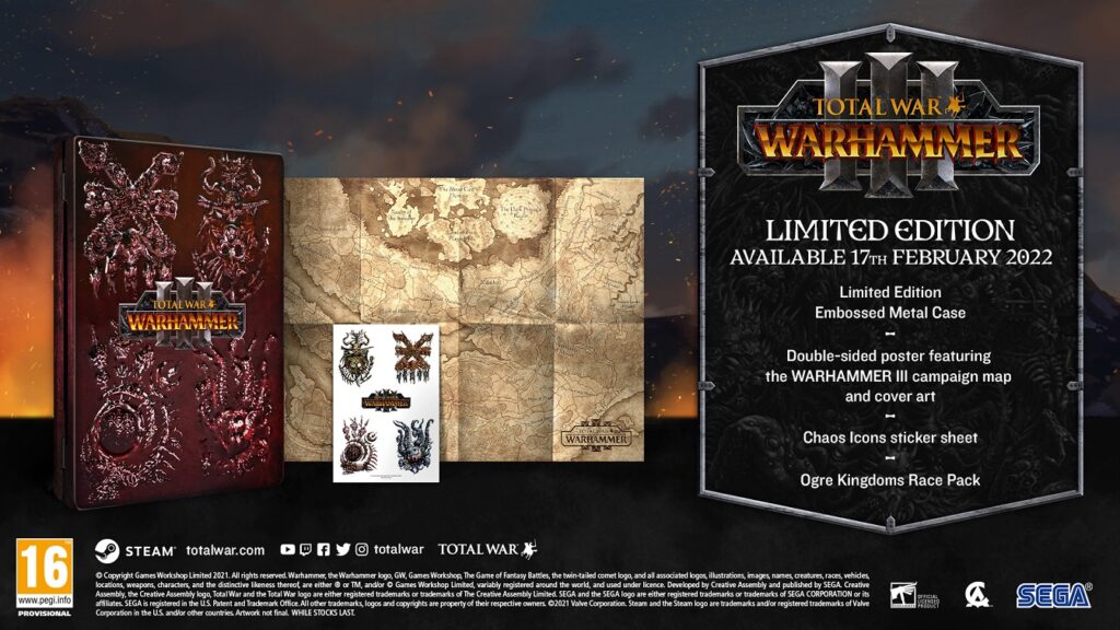 Total War: WARHAMMER III Heading to PC Feb 17, 2022