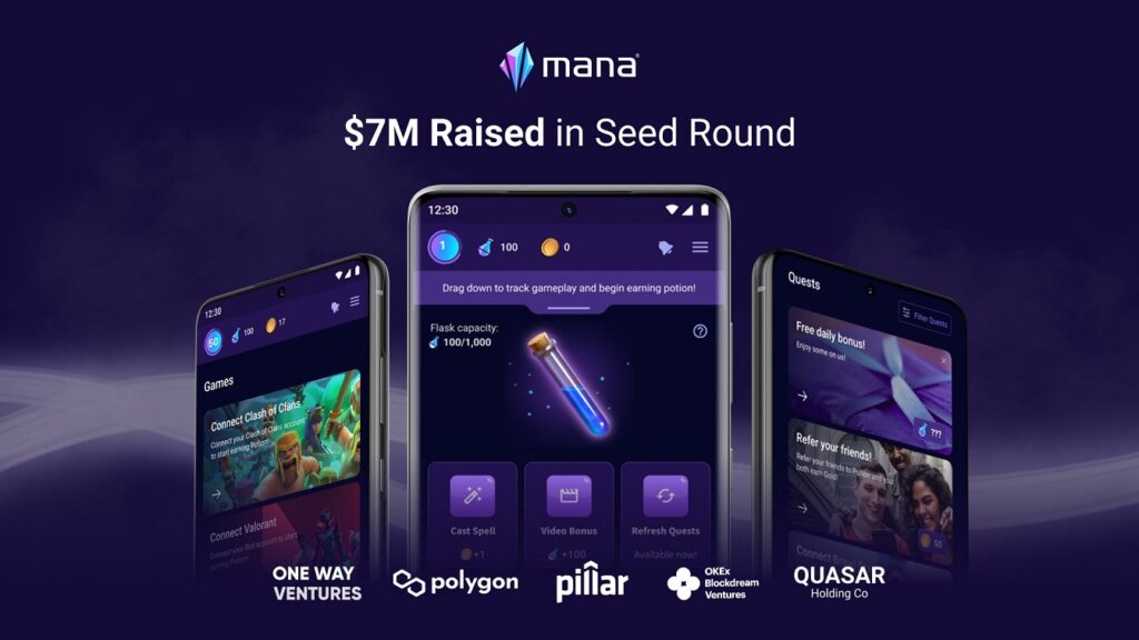 Gaming Rewards Platform MANA PLAY Relaunches as POTION for Android Devices