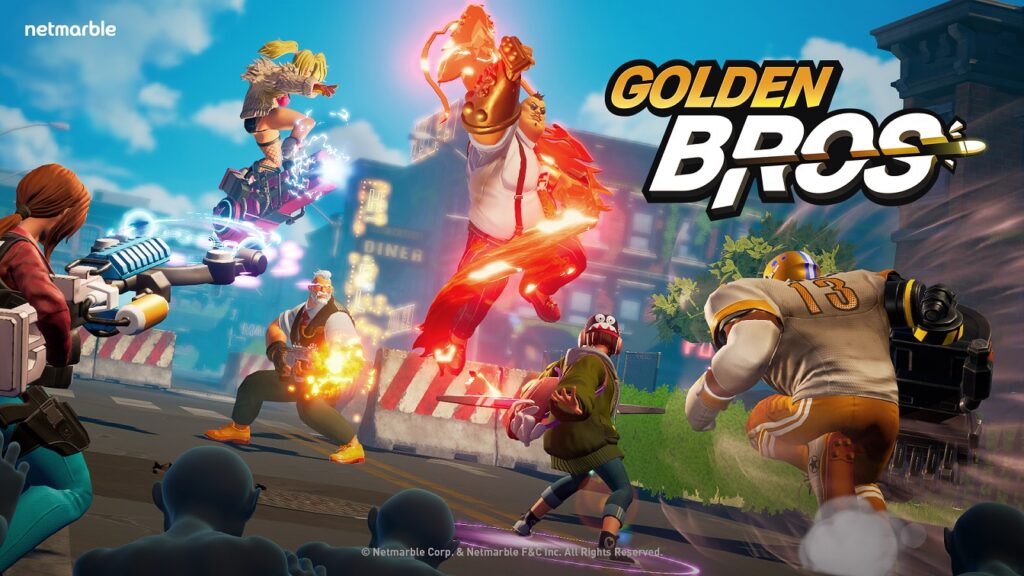 Netmarble's New Casual Shooting Game GOLDEN BROS Revealed in Official Teaser Site