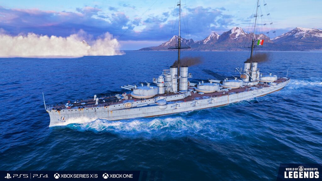 World of Warships: Legends Welcomes Italian Battleships and Azur Lane
