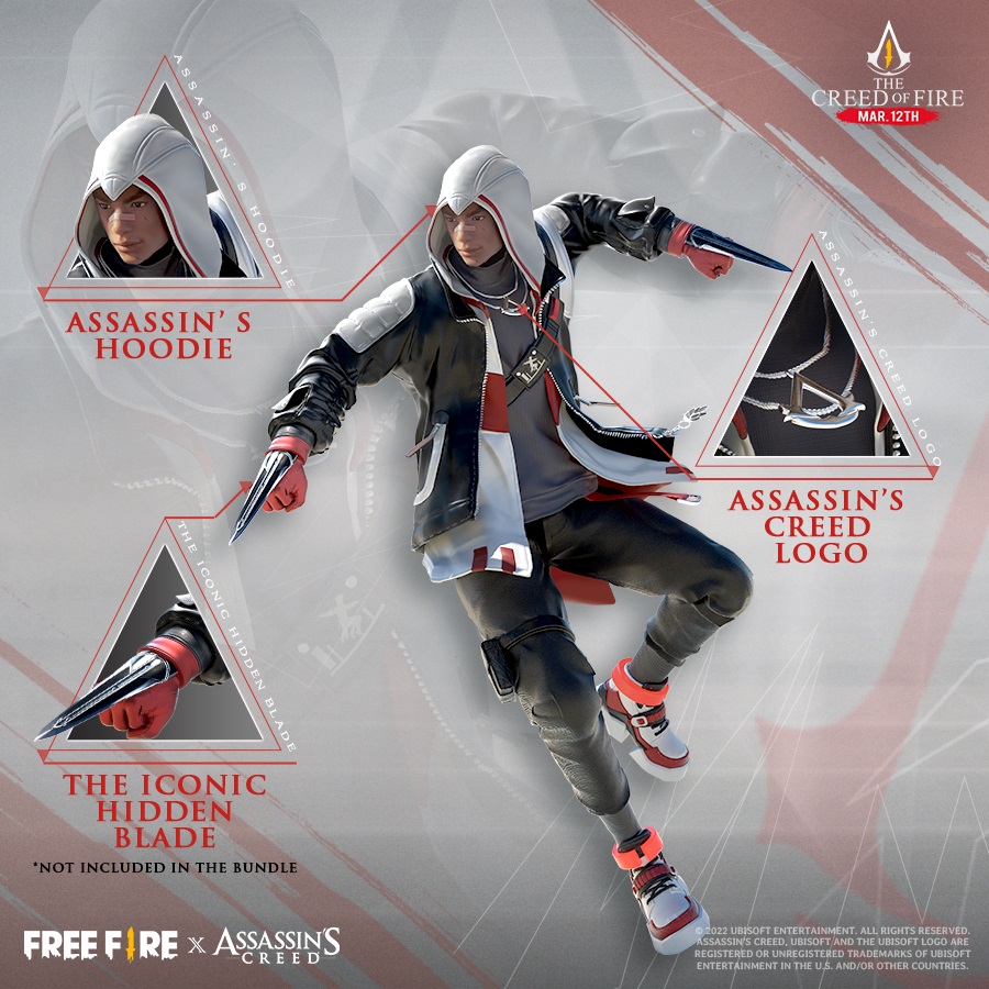 FREE FIRE x Assassin's Creed Peak Day Begins this Weekend