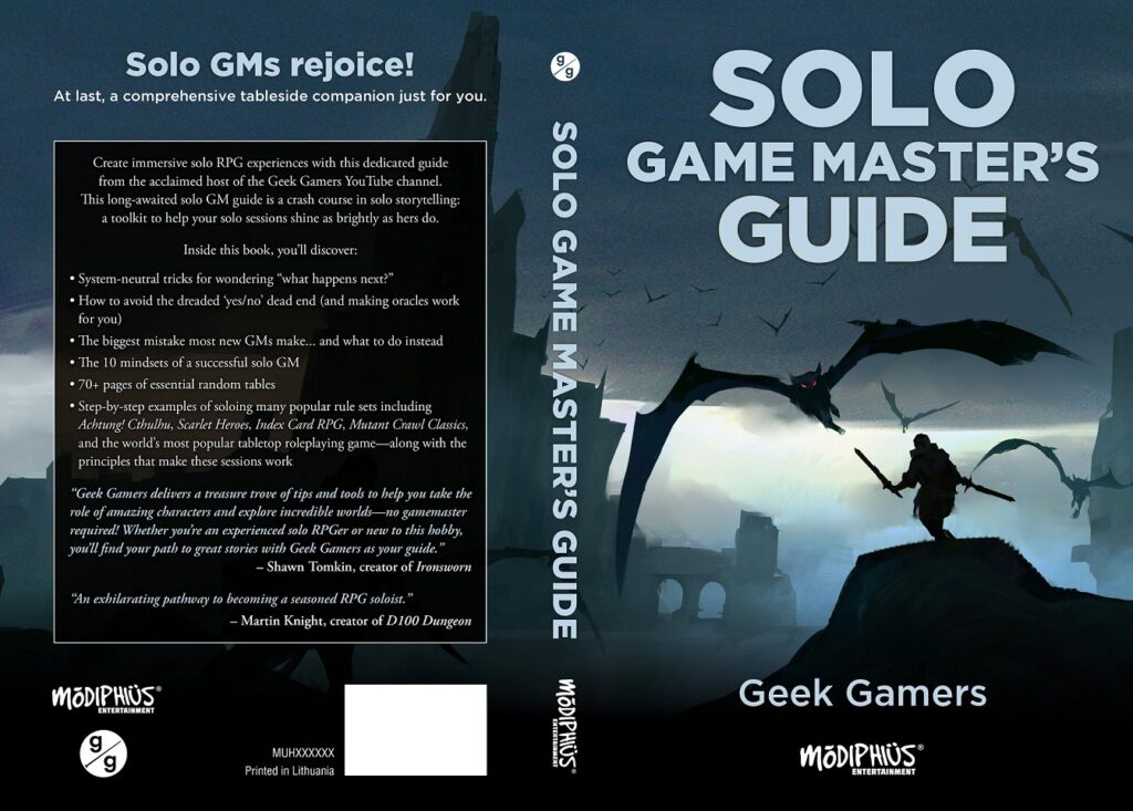 Solo Game Master's Guide from Modiphius Entertainment Now Available for Pre-Order