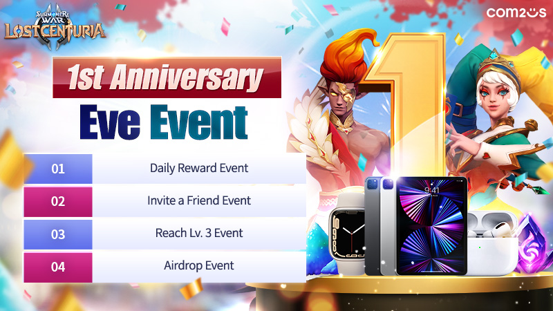 Summoners War: Lost Centuria Launches Series of Celebratory in-Game Events for Upcoming One-Year Anniversary