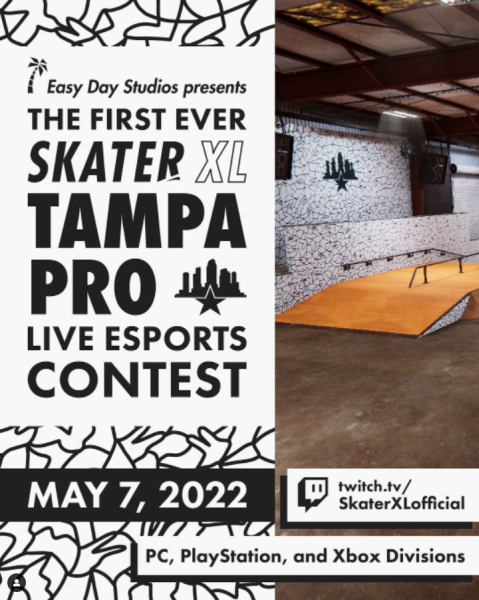 Skater XL Tampa Pro eSports Contest Announced for May 7